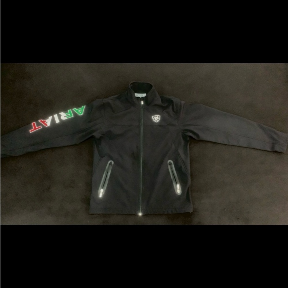 ARIAT Men’s Mexico Flag Team Softshell Jacket